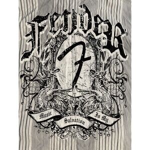 Ed Hardy Black and White Graphic Men's Shirt